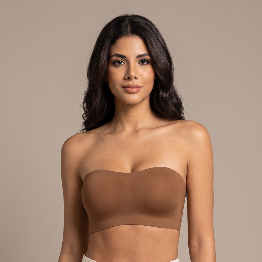 Strapless Wireless Seamless Push-Up Bra